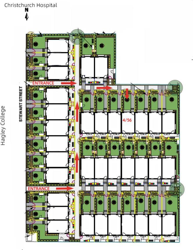 City Park Townhouse كريستتشيرش المظهر الخارجي الصورة